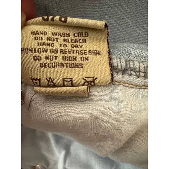 Jou Jou denim rhinestone short shorts‎ - Picture 5 of 6